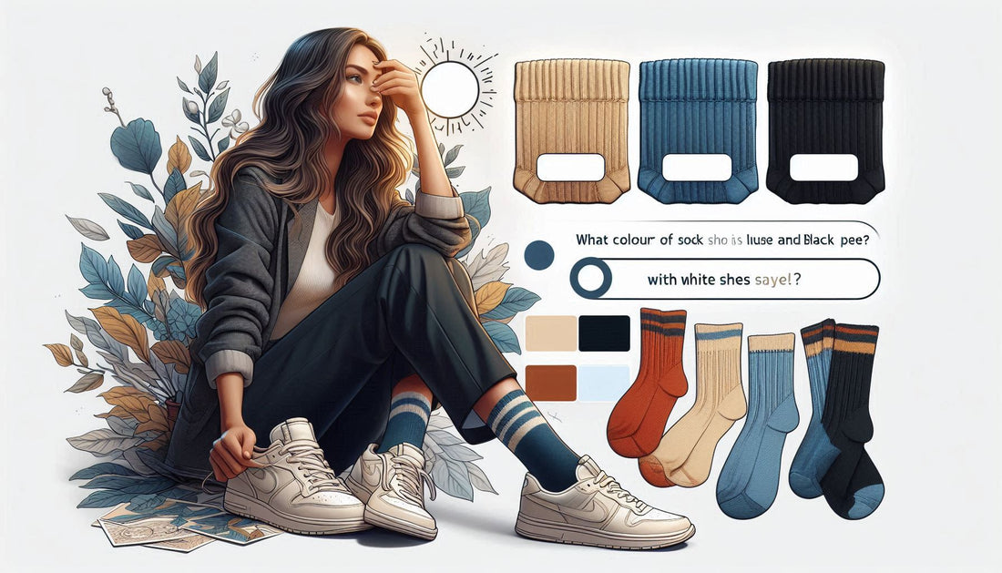 What Colour Of Socks Should I Use With White Shoes And Black Pants?