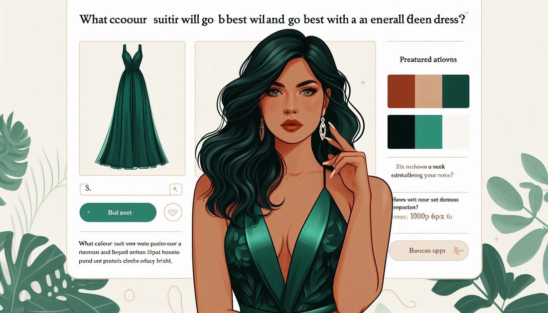 What Colour Suit Will Go Best With An Emerald Green Dress?