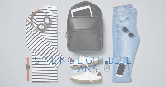 What Do You Wear With Light Blue Jeans?
