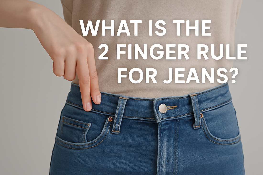 What Is The 2 Finger Rule For Jeans?