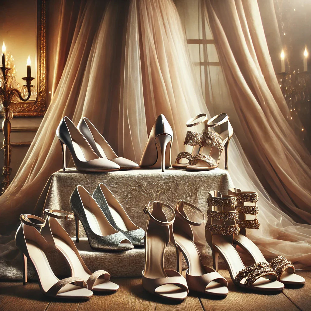 What Type Of Shoes Are Typically Worn With A Long Gown?