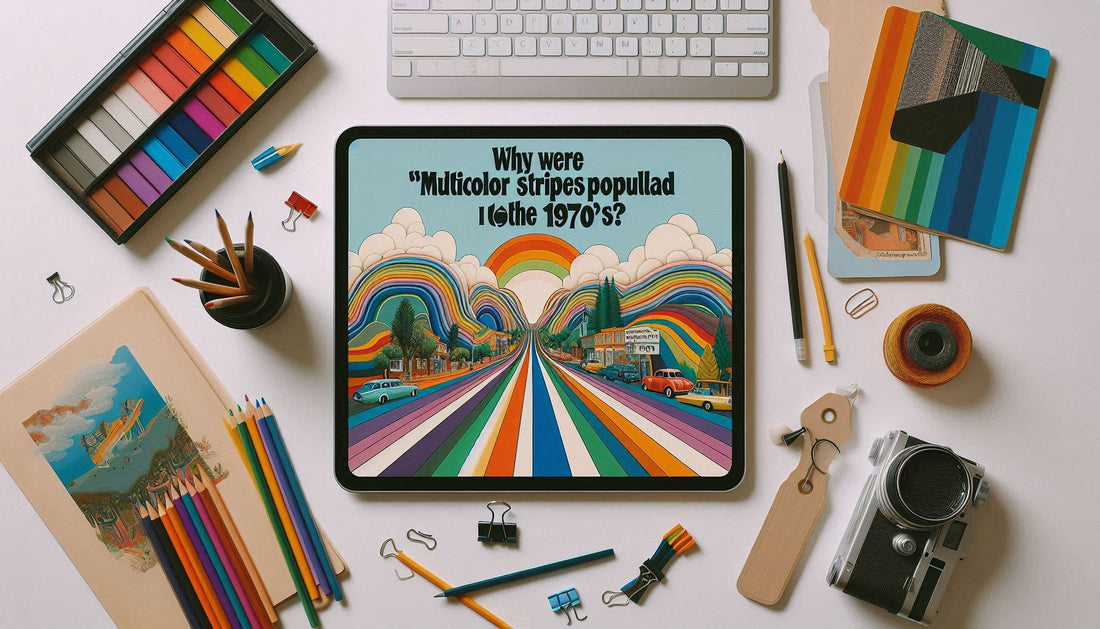 Why Were Multicolor Stripe Designs Popular In The 1970s?