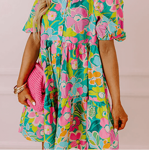 Women's & Ladies Floral Dresses - HannaBanna Clothing