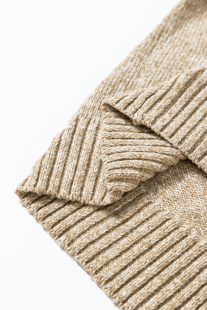 Pull kaki à épaules tombantes et motif étoiles grande taille