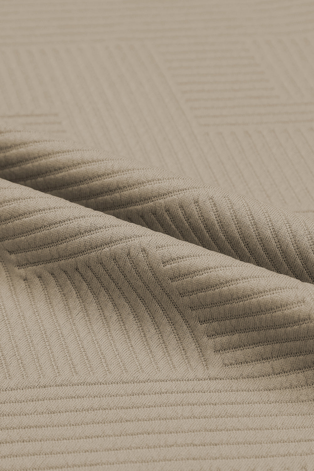 Conjunto de camiseta holgada con textura gris y pantalón con cordón