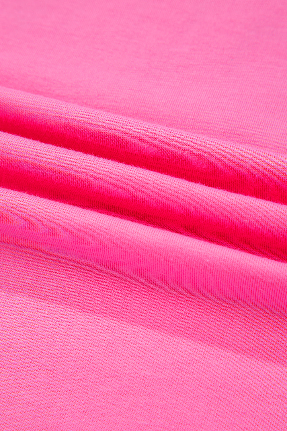 Bright Pink MAMA Letter Graphic Neon T Shirt