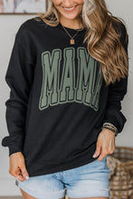 Black Mama Varsity Crew Neck Sweatshirt