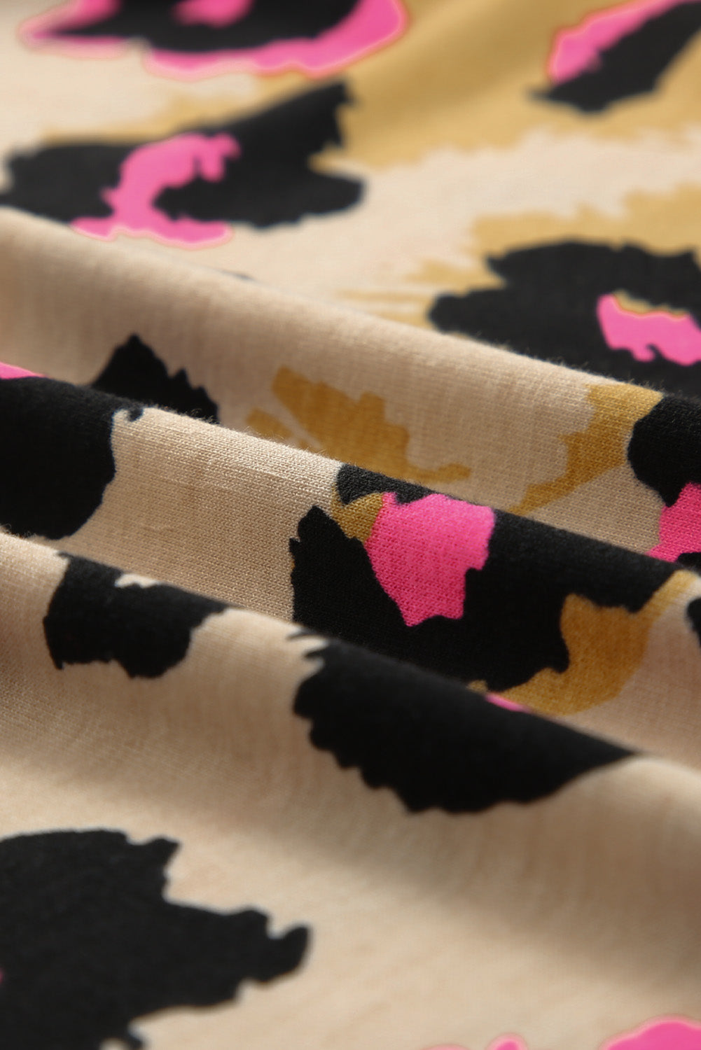 T-shirt ample imprimé léopard boyfriend 