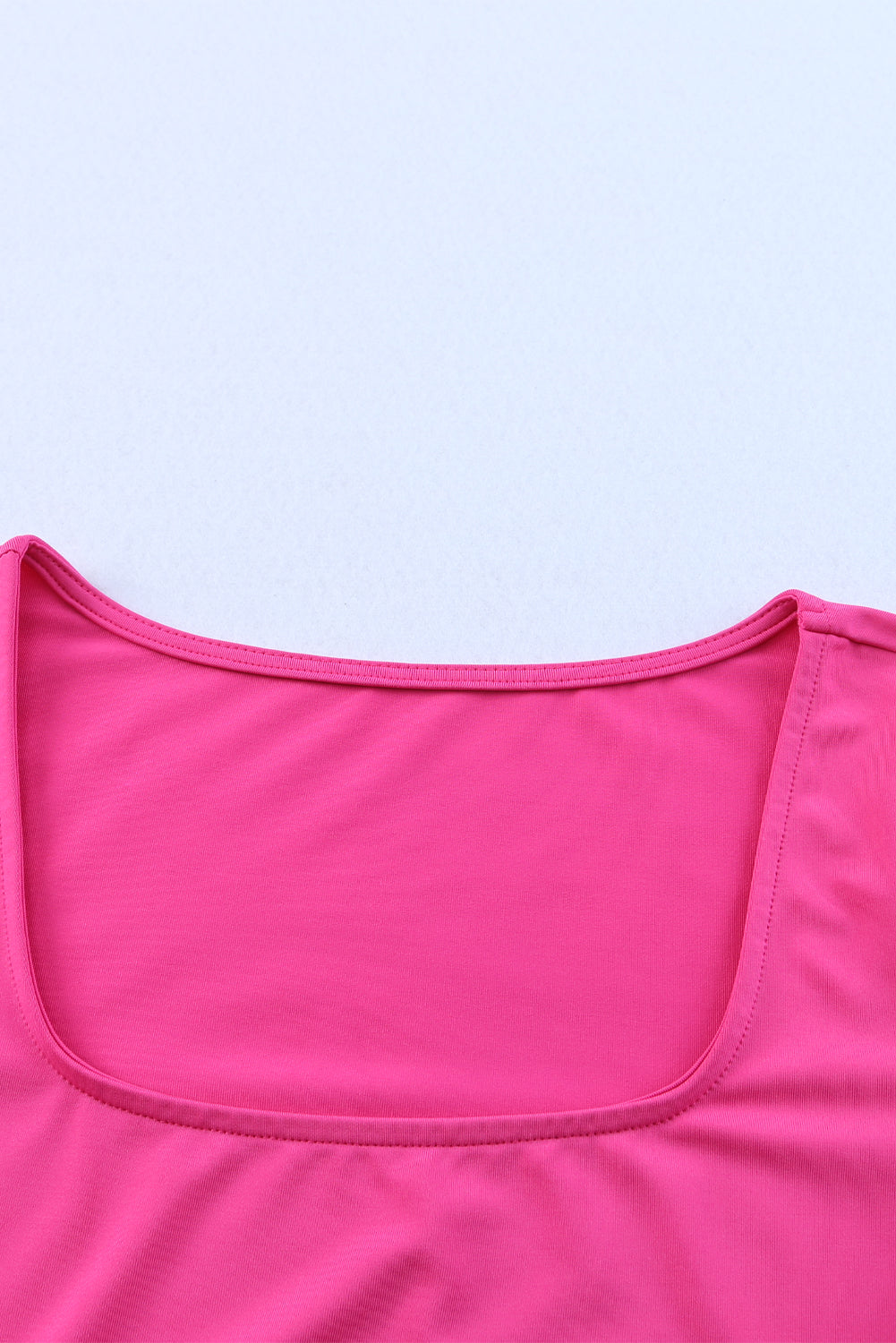 Body à manches longues et col carré 