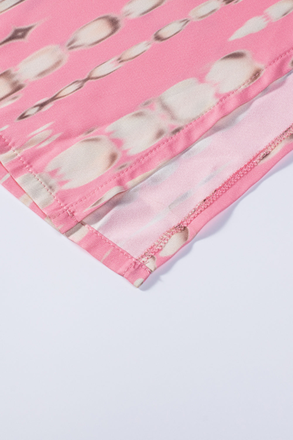 Kimono largo extragrande con efecto tie-dye bohemio 