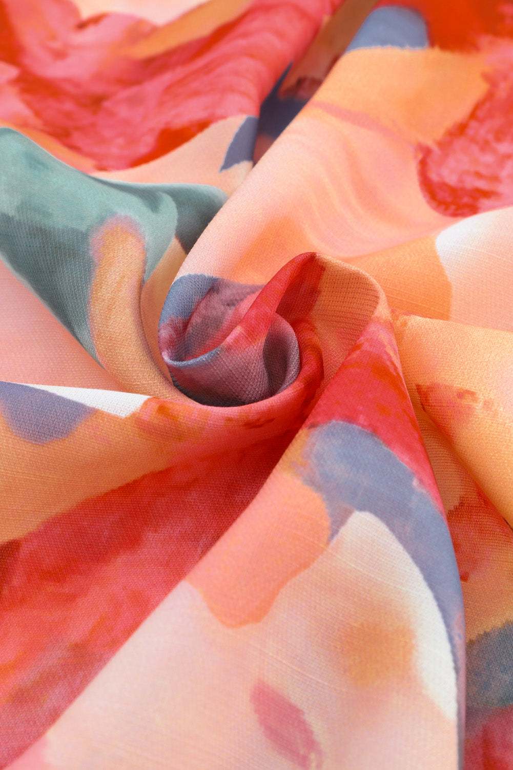 Camisa holgada con estampado floral