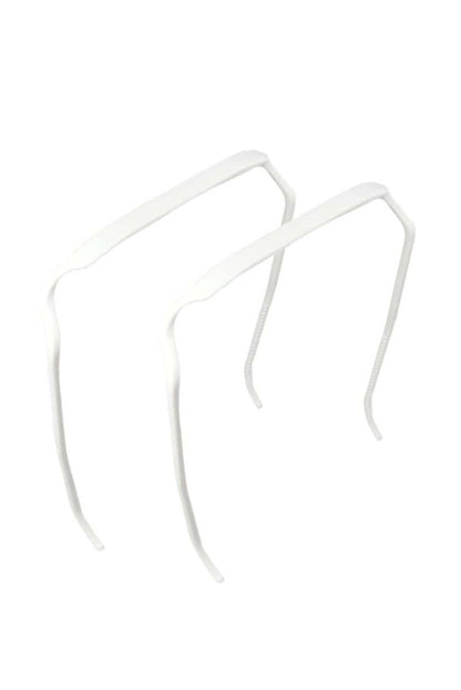 Silvery Thick Hair Squared Plastic Hair Hoop