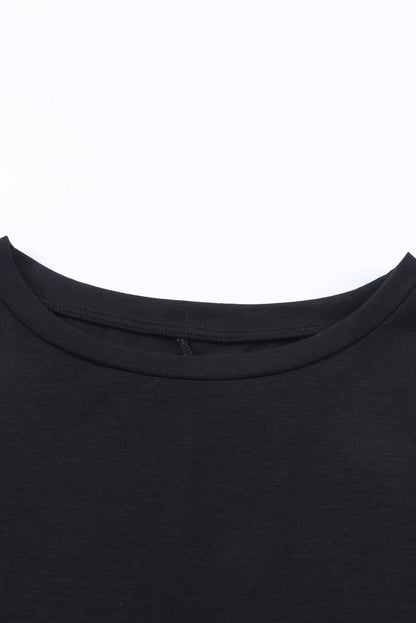 Tunique à manches courtes avec poches latérales 