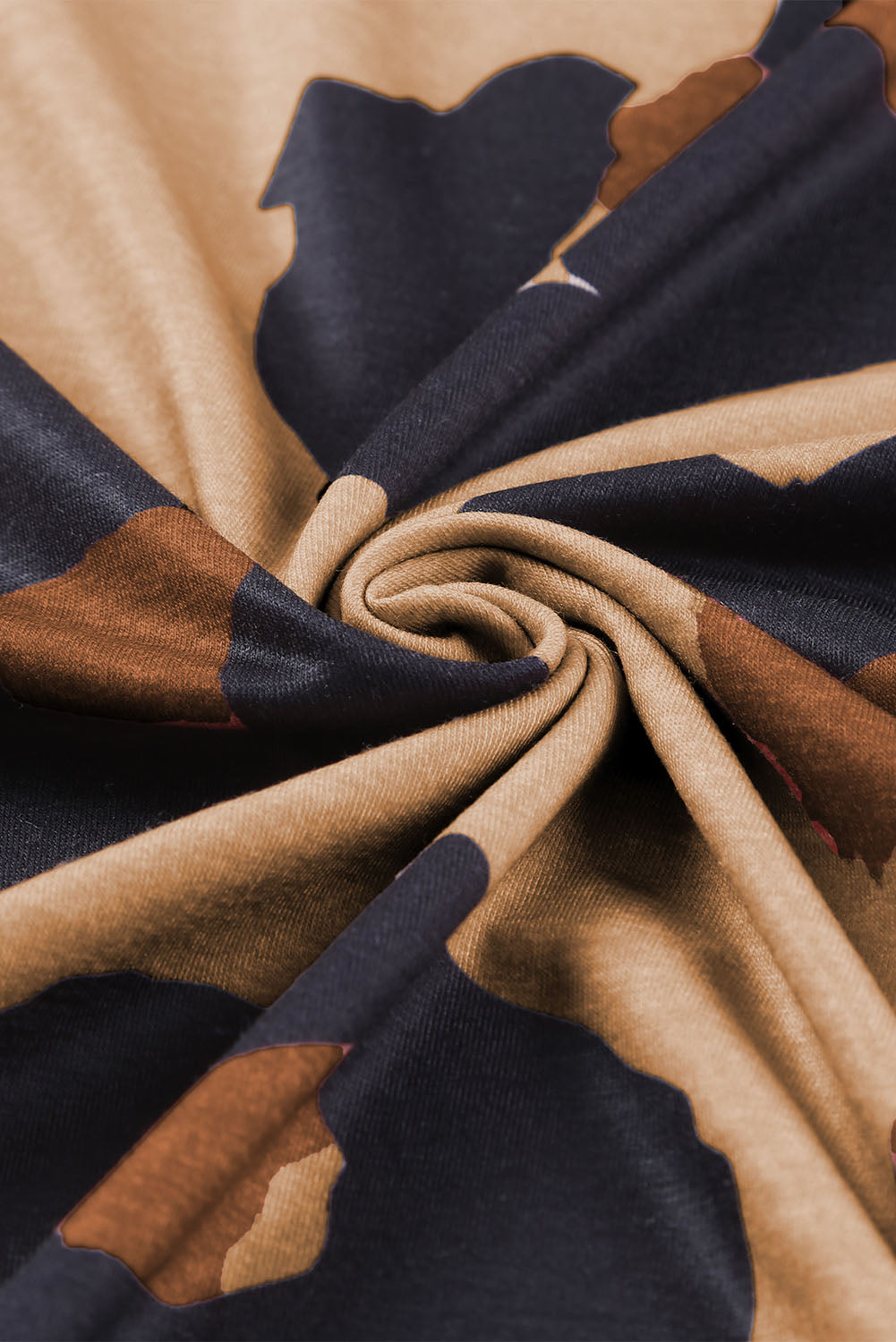 Print Long Sleeve Loose Top