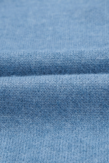 Cardigan ouvert en maille à imprimé aztèque gris 