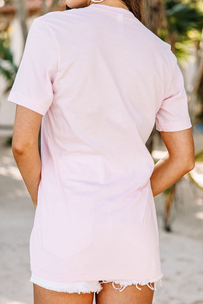 Haut à manches courtes graphique America Honey