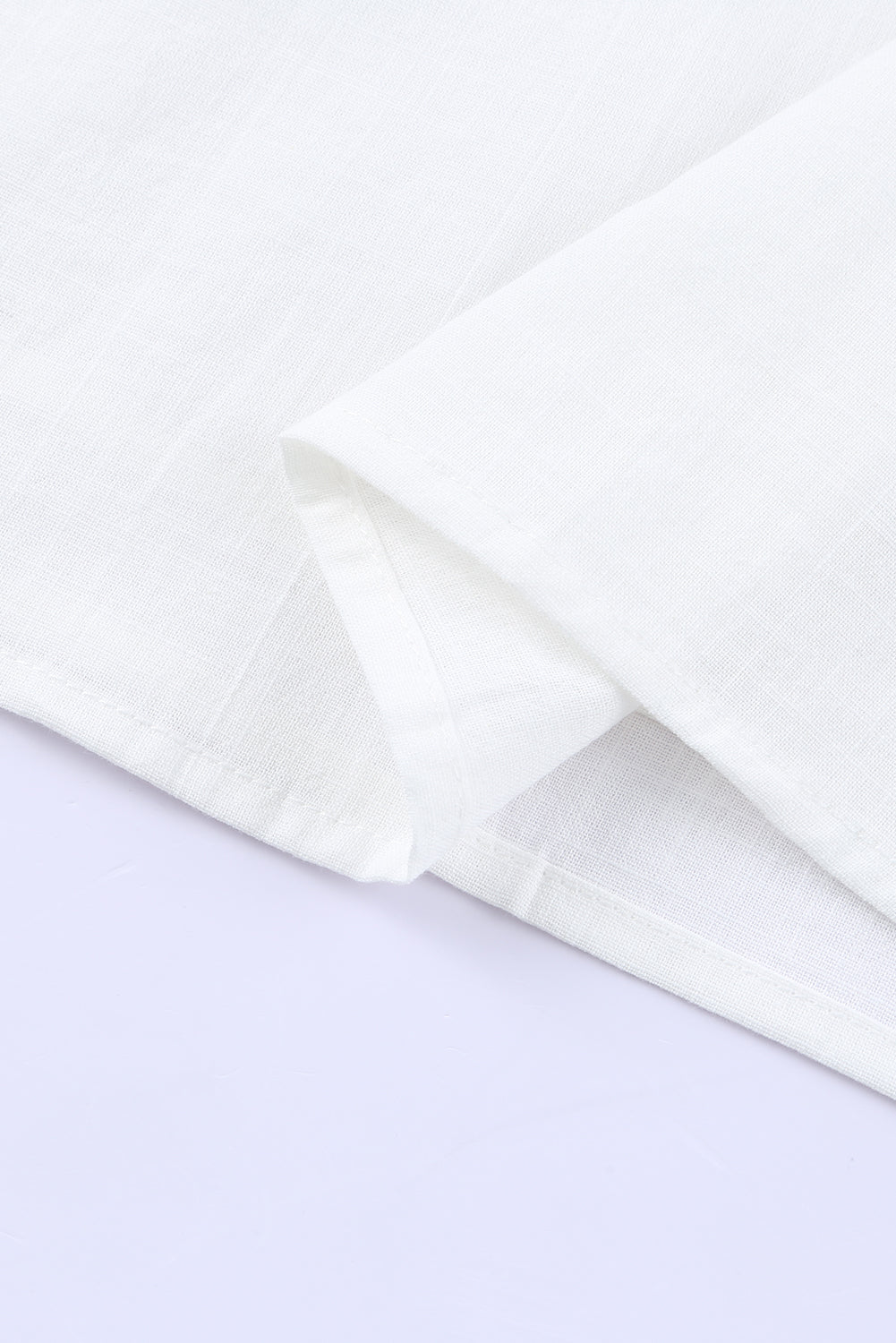 Blusa de manga farol con volantes y bordado floral 