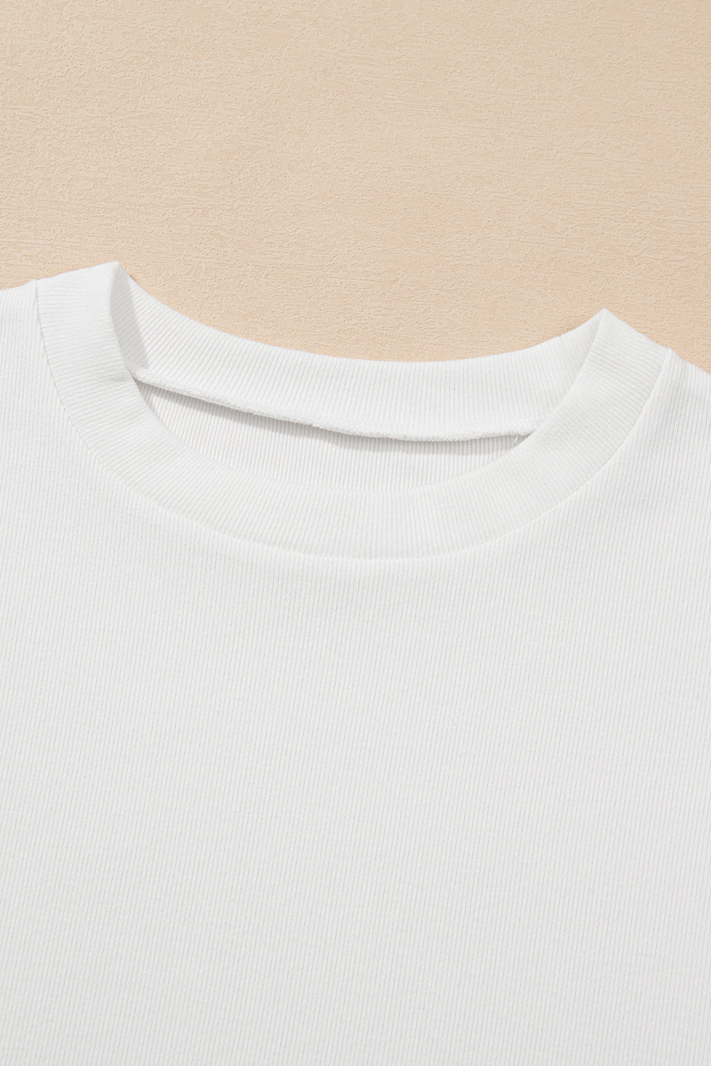 Haut à manches florales contrastées blanches Ricrac