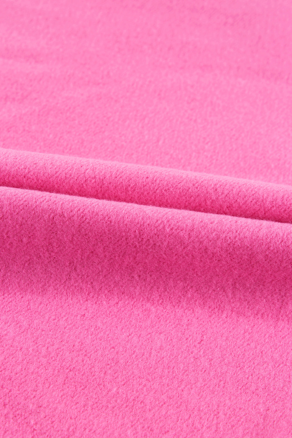 Bonbon Fleece Lined Half Zipper Kangaroo Pockets Loose Hoodie