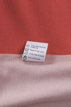 Sleeve Asymmetric Cold Shoulder Colorblock Knit Top