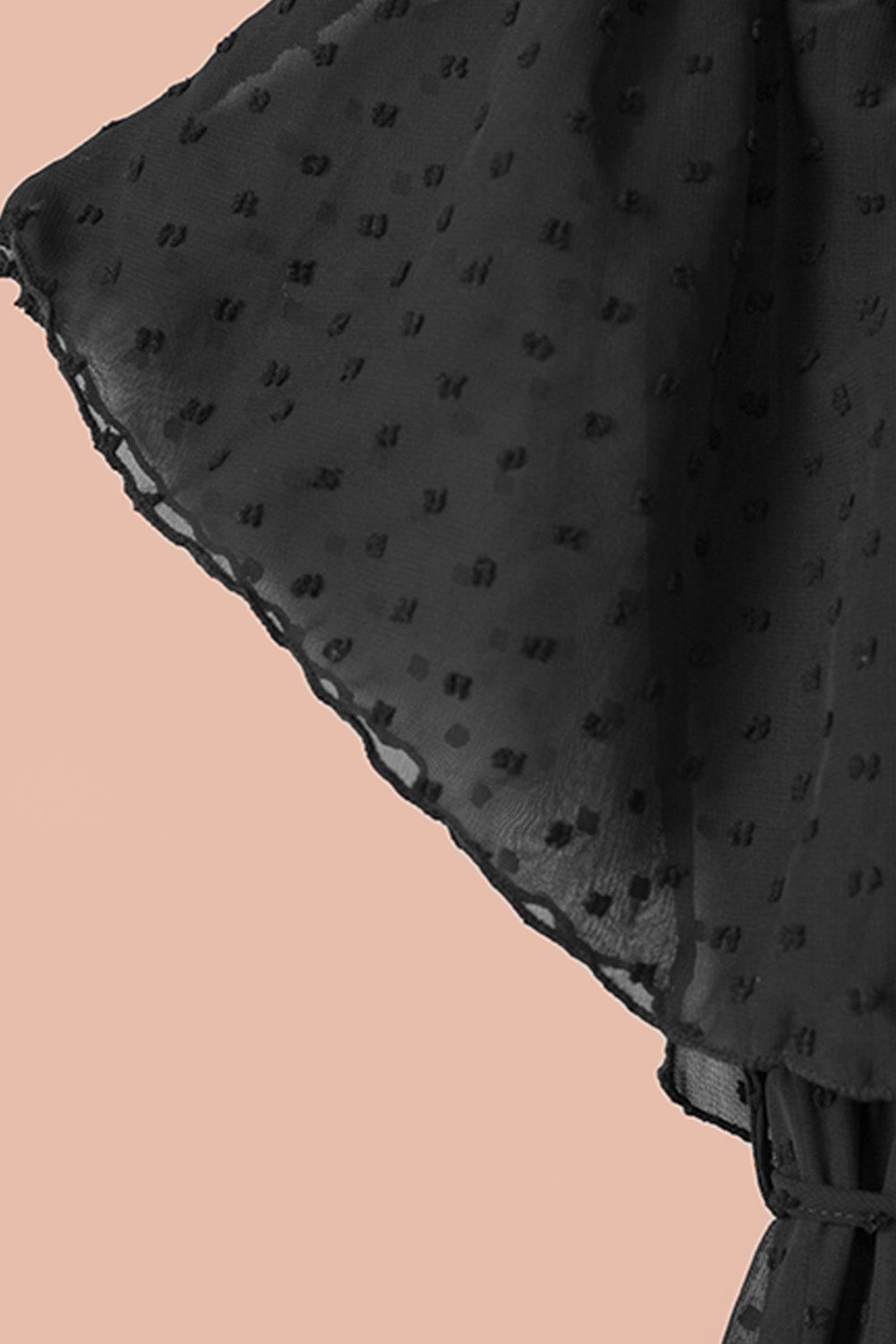 Yellow Yellow Off Shoulder Ruffle Swiss Dot Maxi Dress