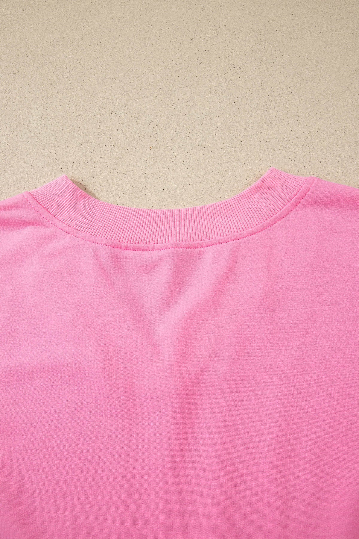 Sachet Pink V Neck Short Sleeve Top Drawstring Shorts 2pcs Set