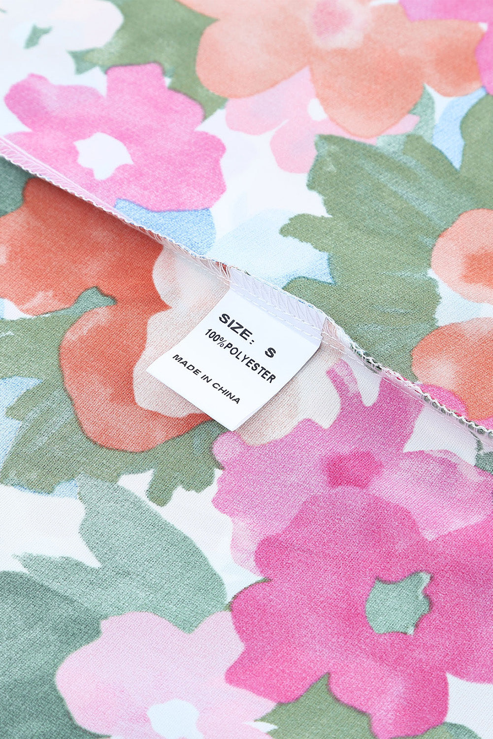 Chemisier à volants et épaules dénudées à imprimé floral