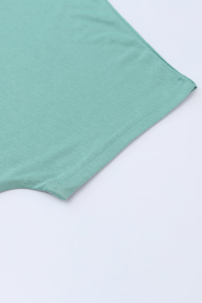 Tunique à manches courtes avec poches latérales 