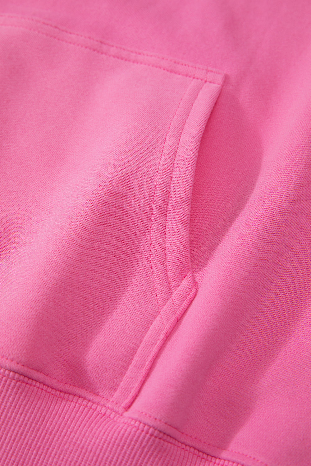 Sweat à capuche épais avec cordon de serrage et poche kangourou doublée en polaire Bonbon