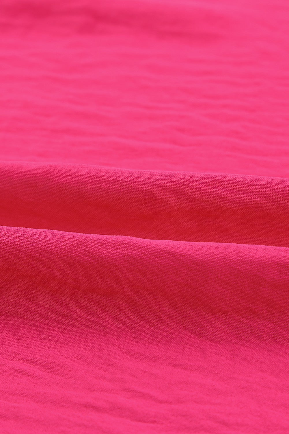 Top tipo cambio de muñeca fruncido