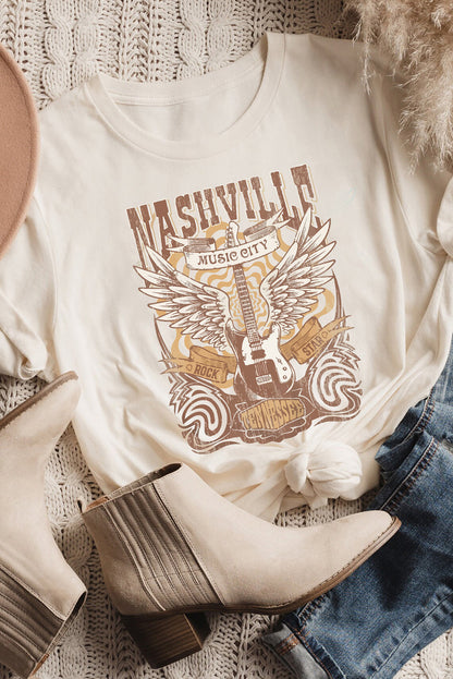 T-shirt à manches courtes avec imprimé graphique Santa Squad