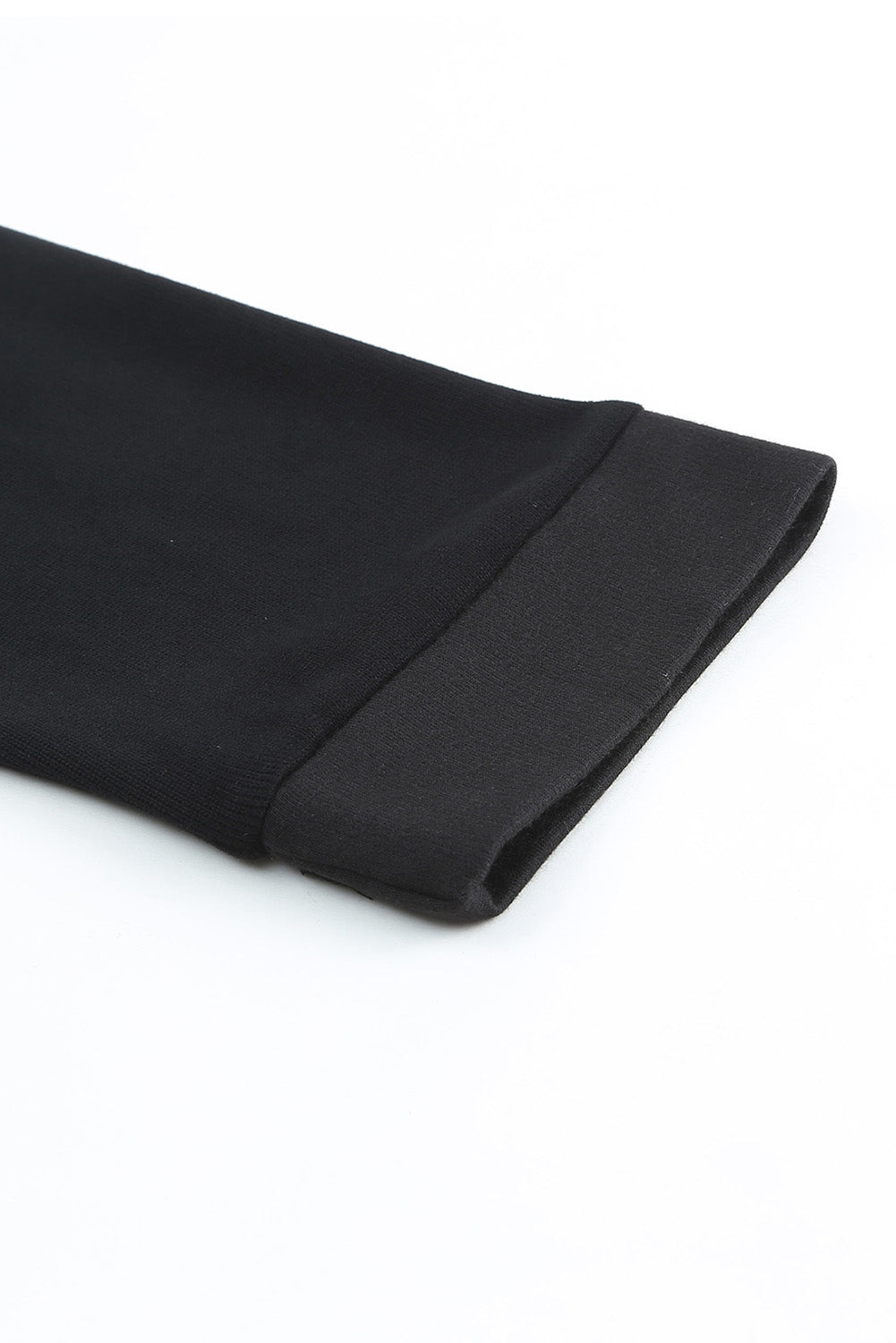 Sweat à capuche décontracté à boutons et bordures patchwork unies 