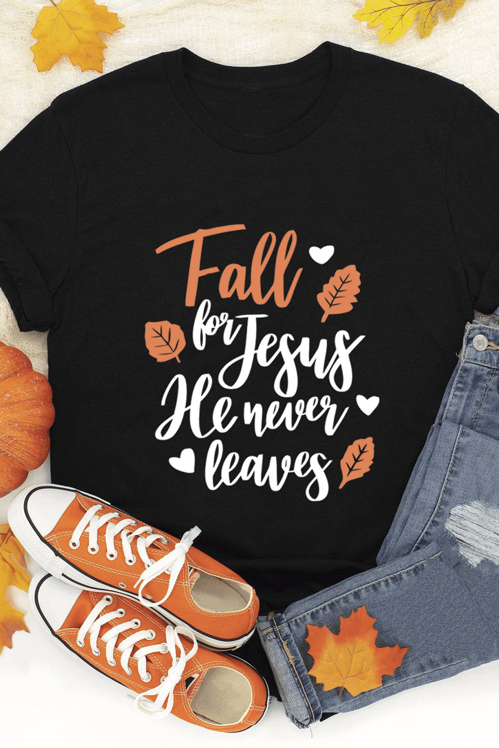T-shirt décontracté à imprimé animal « Its Fall Yall »