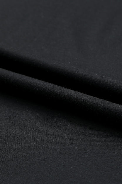 T-shirt à manches courtes et col zippé avec dentelle