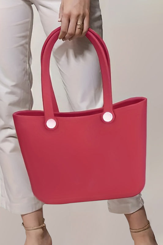 Fiery Red Waterproof Self-assembly Detachable Straps EVA Tote Bag