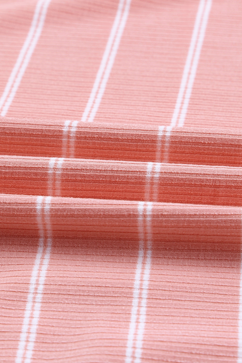 Pull rayé en tricot côtelé à poignets color block