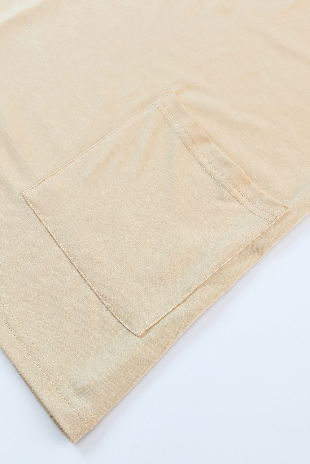 Tunique à manches courtes avec poches latérales 