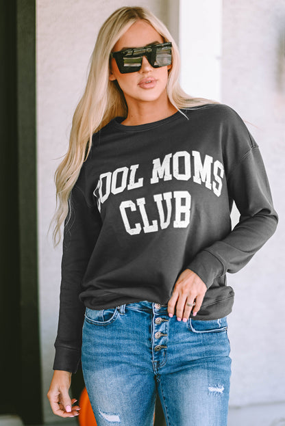 Sweat-shirt à épaules tombantes COOL MOMS CLUB