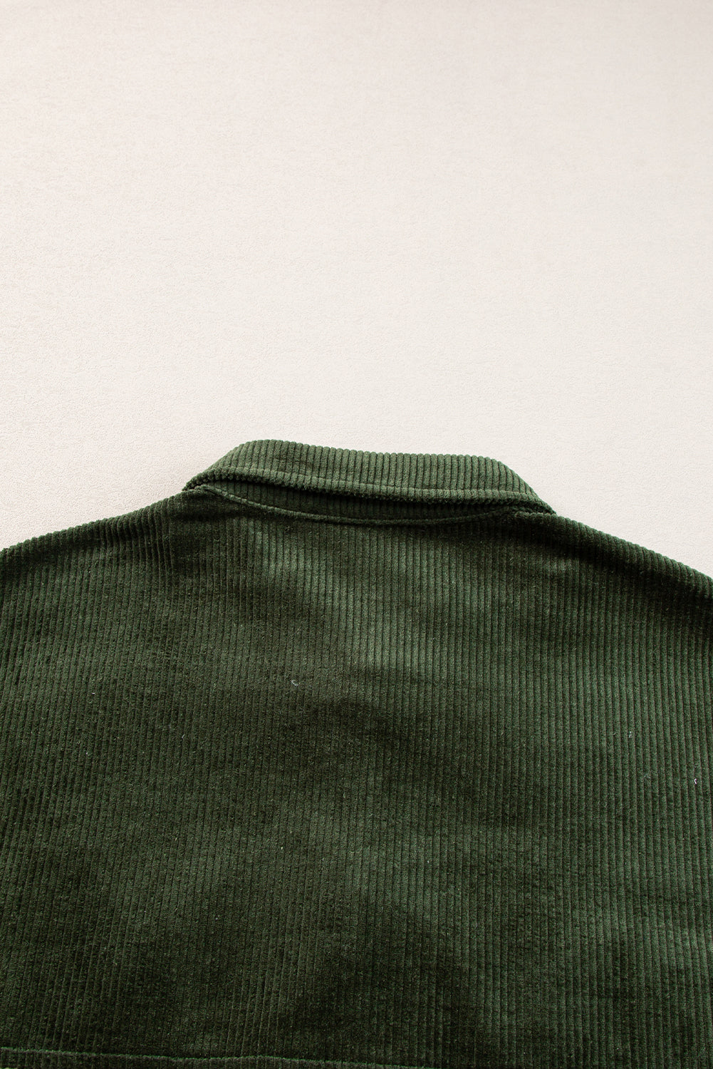 Veste à carreaux colorblock à boutons-pression vert noirâtre