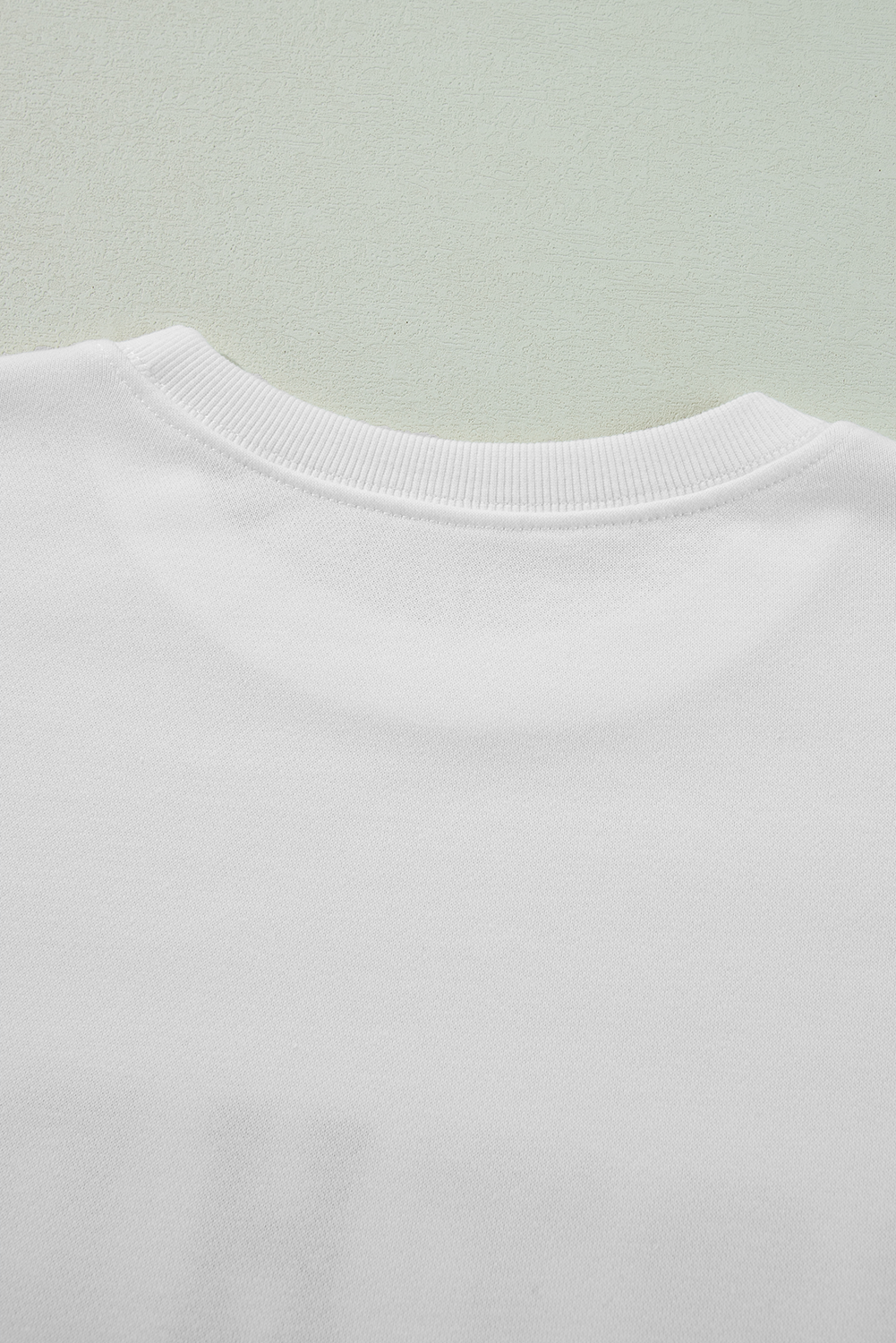 Sweat-shirt blanc à manches ballons avec imprimé BIRTHDAY QUEEN