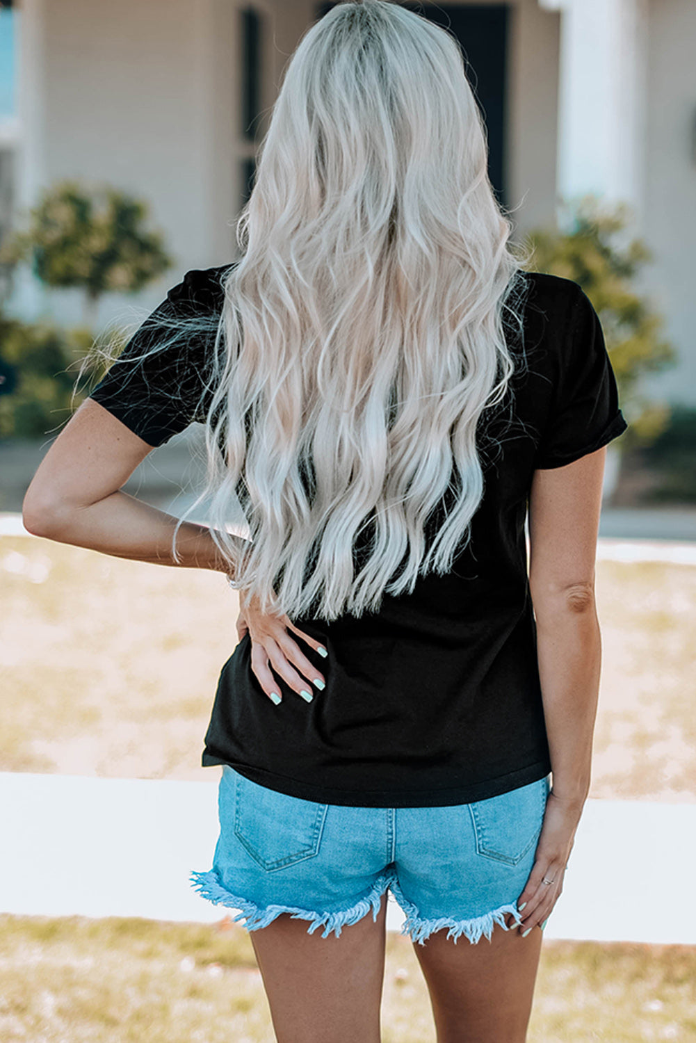 T-shirt à manches courtes avec imprimé floral et motif dinde