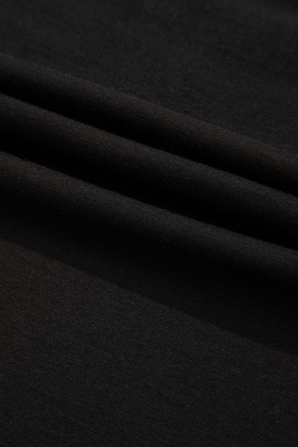 Black Checkerboard Peace Sign Printed Round Neck T Shirt