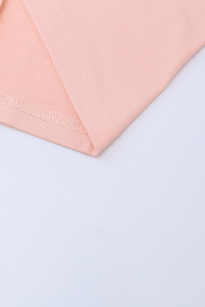 Tunique à manches courtes avec poches latérales 