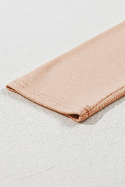 Chemise unie à volants et col en V boutonnée Jet Stream