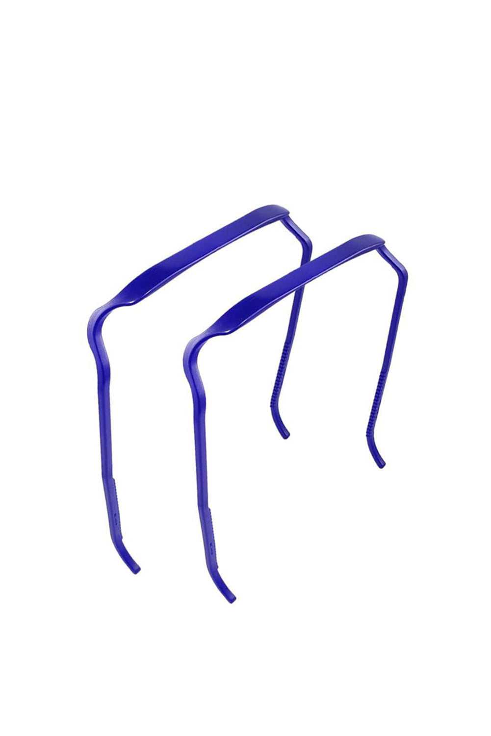 Silvery Thick Hair Squared Plastic Hair Hoop