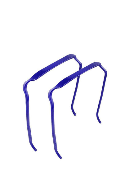 Silvery Thick Hair Squared Plastic Hair Hoop