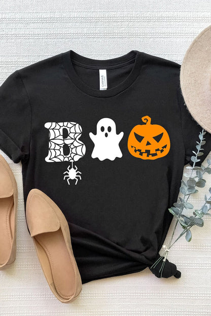 T-shirt à manches courtes avec imprimé graphique « It's Spooky Season »