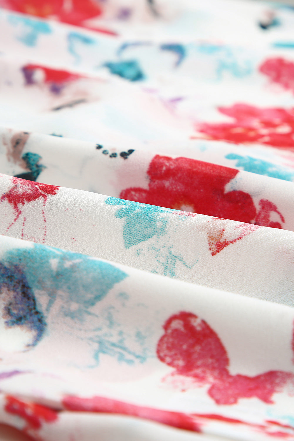 Chemisier à smocks fleuri Cakewalk