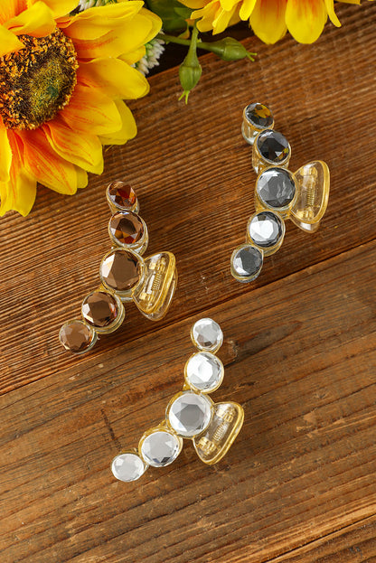 Garra de pelo de cristal elegante multicolor 