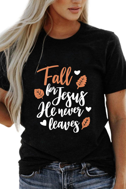 T-shirt décontracté à imprimé animal « Its Fall Yall »